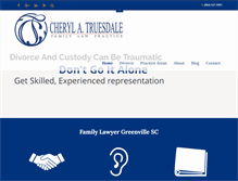 Tablet Screenshot of catruesdalelaw.com